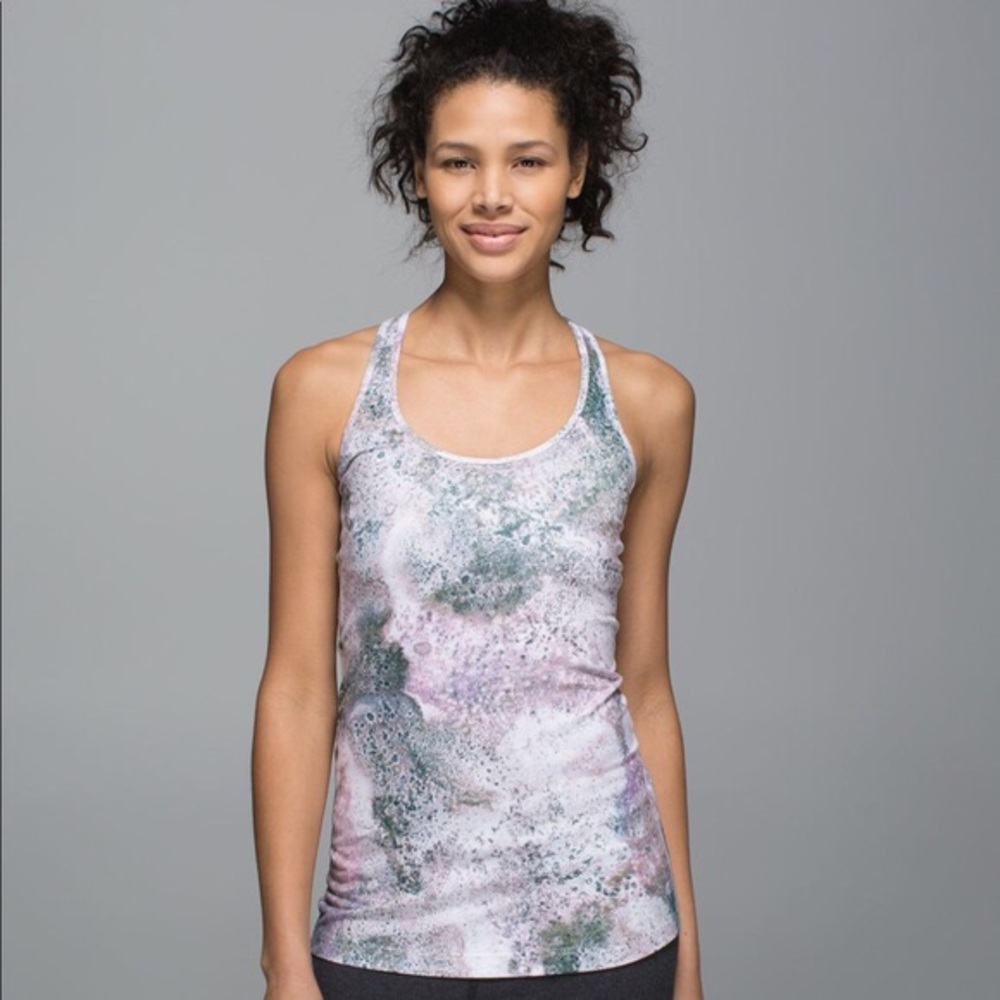 RARE PINK GALAXY Lululemon Cool Racerback Tank